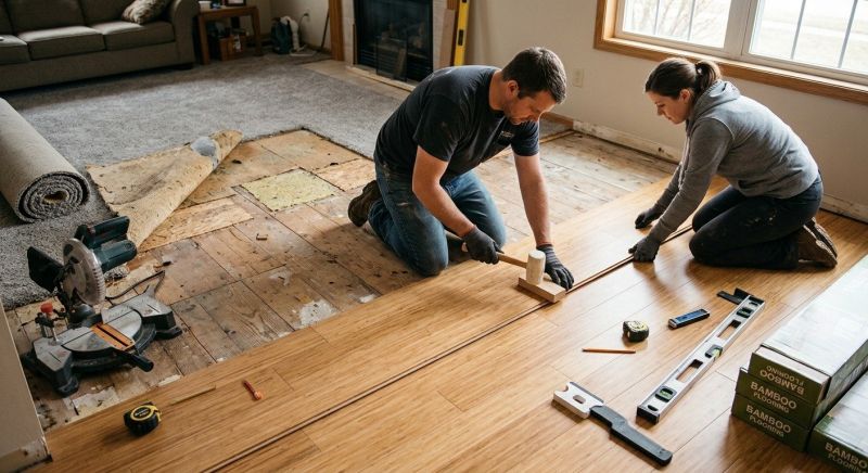 Bamboo Flooring Installation in Richmond, VA