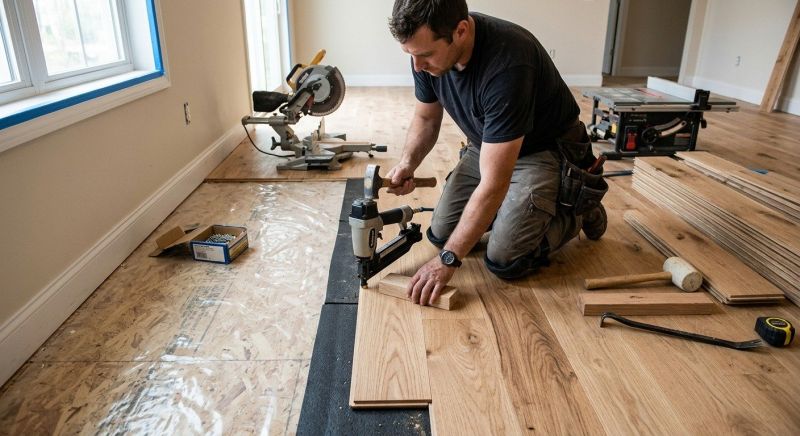 Hardwood Floor Installation in Chester, VA