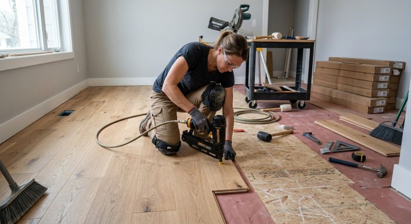 Hardwood Floor Installation in Chesterfield County, VA