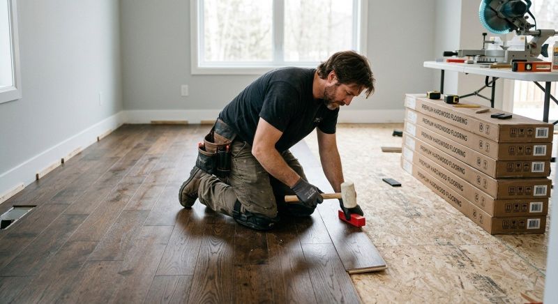 Hardwood Floor Installation in Moseley, VA