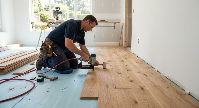 Hardwood Floor Installation in Rockville, VA