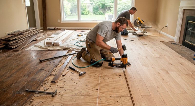 Hardwood Replacement in Moseley, VA