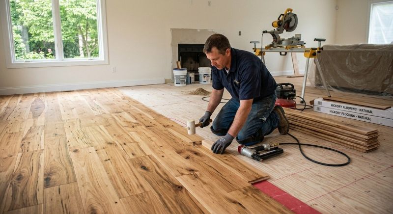 Hickory Floor Installation in Richmond, VA