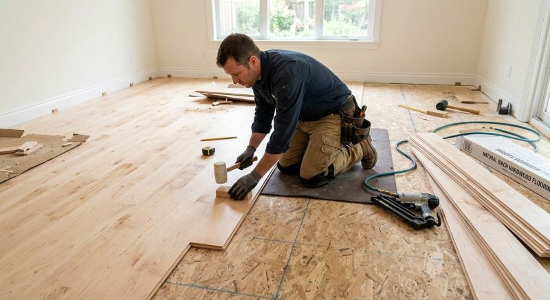 Maple Flooring Installation in Ashland, VA
