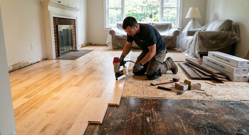 Maple Flooring Installation in Richmond, VA