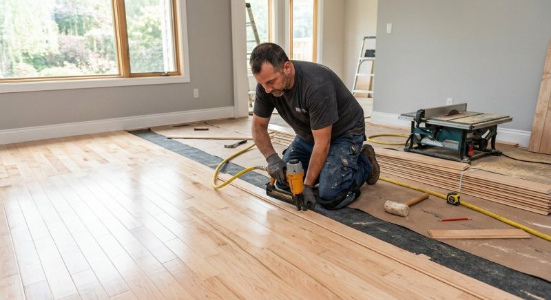 Maple Flooring Installation in Mechanicsville, VA