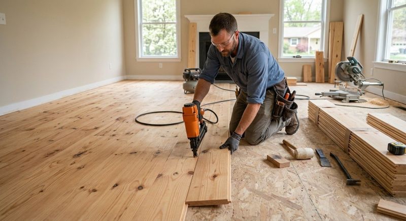 Maple Flooring Installation in Midlothian, VA