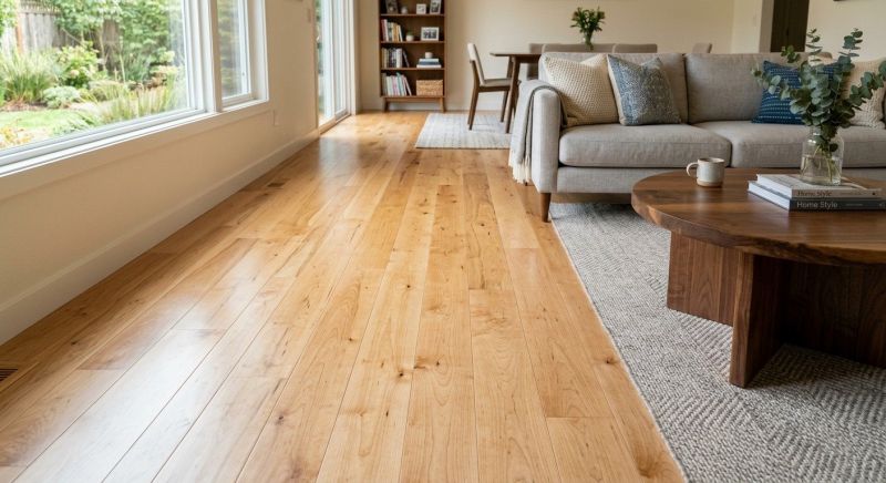 Maple Flooring Installation in Moseley, VA
