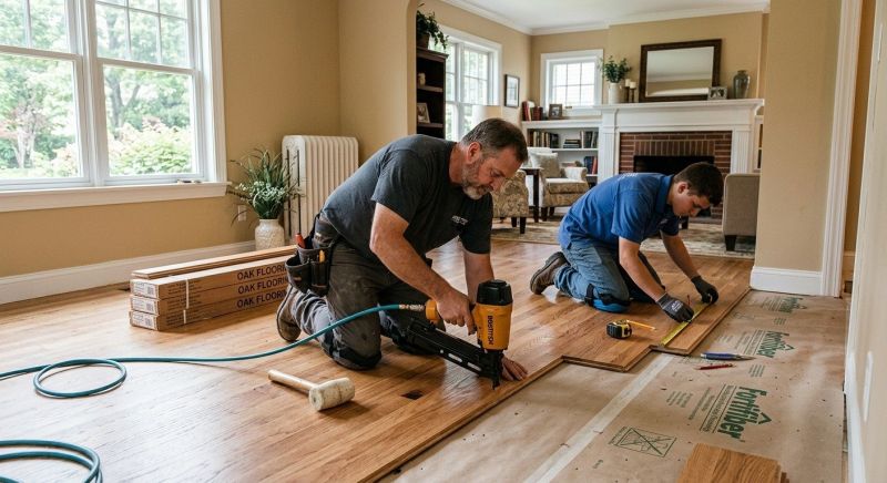 Oak Floor Installation in Ashland, VA
