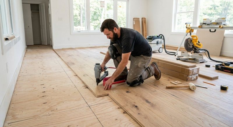 Oak Floor Installation in Midlothian, VA