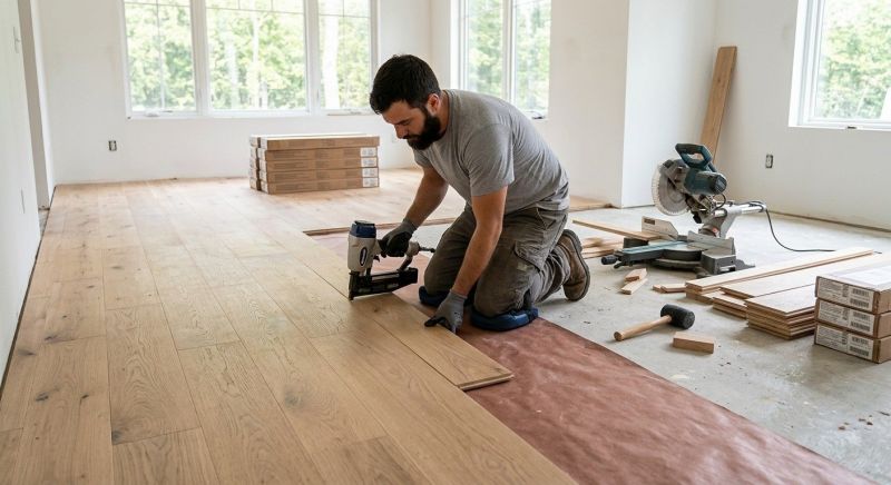 Oak Floor Installation in Powhatan, VA