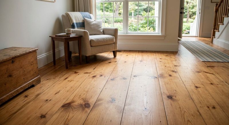 Pine Floor Installation in Richmond, VA