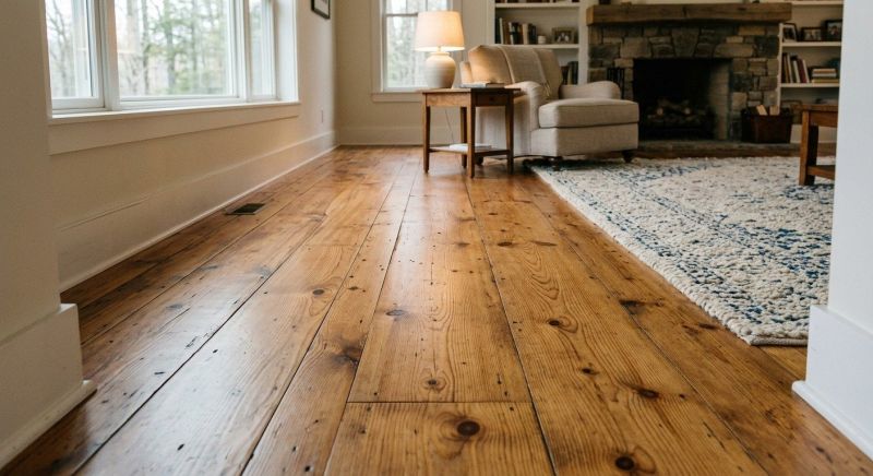Pine Floor Installation in Richmond, VA