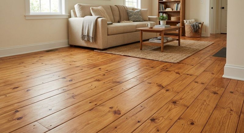 Pine Floor Installation in Richmond, VA