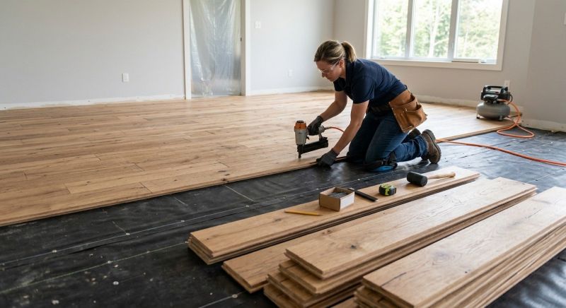 Plank Floor Installation in Richmond, VA