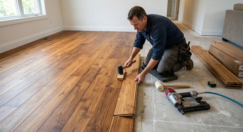 Teak Flooring Installation in Richmond, VA