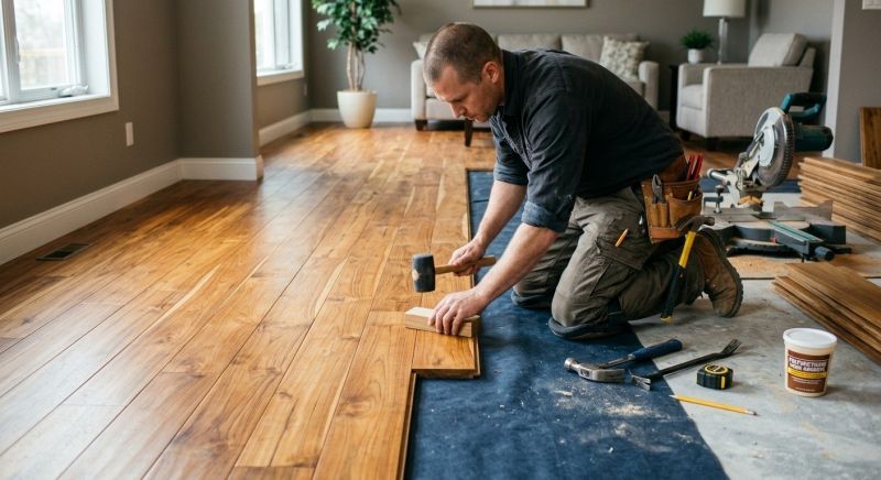 Teak Flooring Installation in Richmond, VA