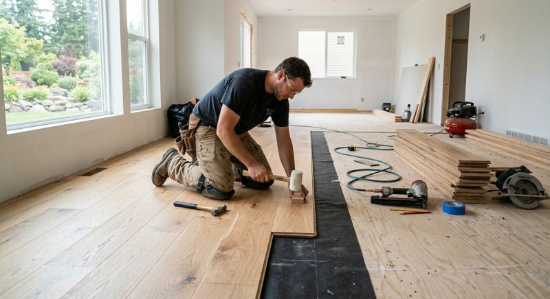 Teak Flooring Installation in Richmond, VA