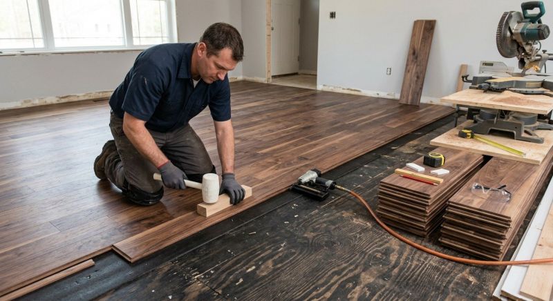 Walnut Flooring Installation in Richmond, VA