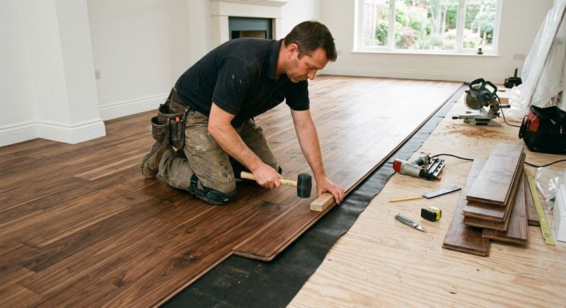 Walnut Flooring Installation in Richmond, VA