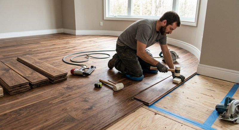 Walnut Flooring Installation in Richmond, VA