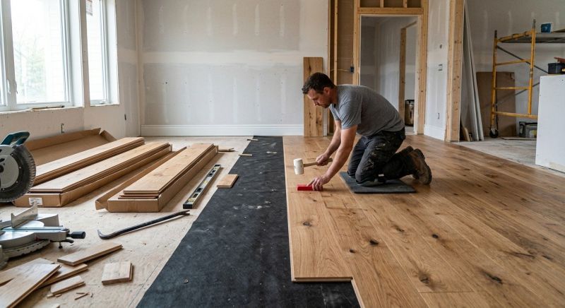 Wide Plank Floor Installation in Richmond, VA