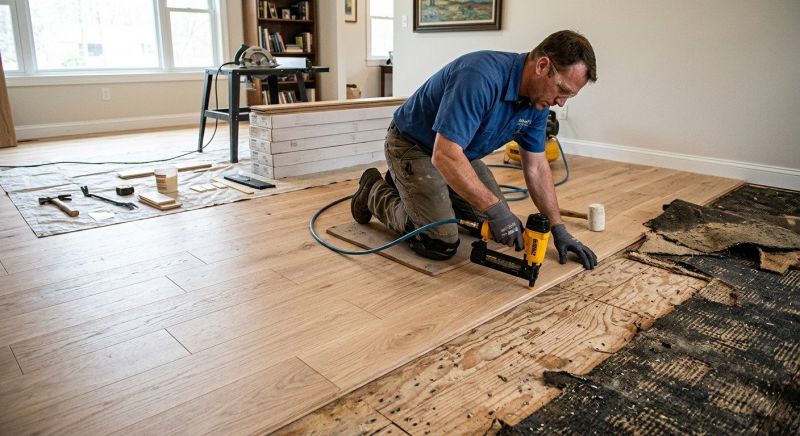 Wood Floor Replacement in Chester, VA