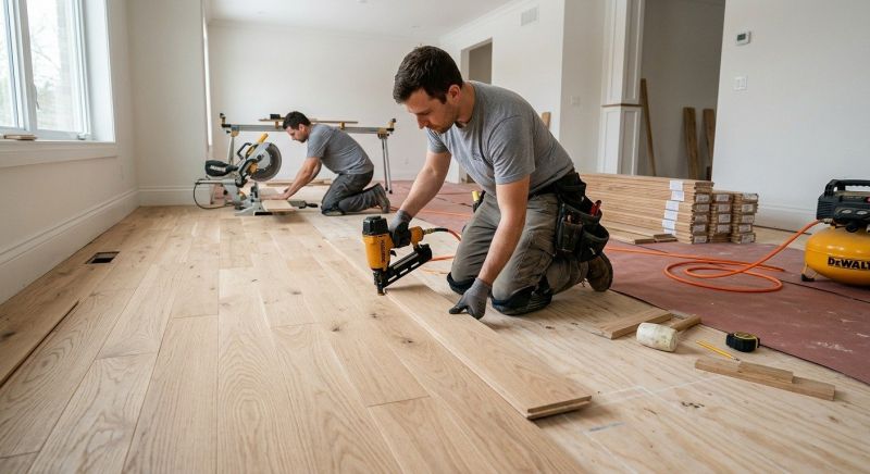 Wood Floor Replacement in Midlothian, VA