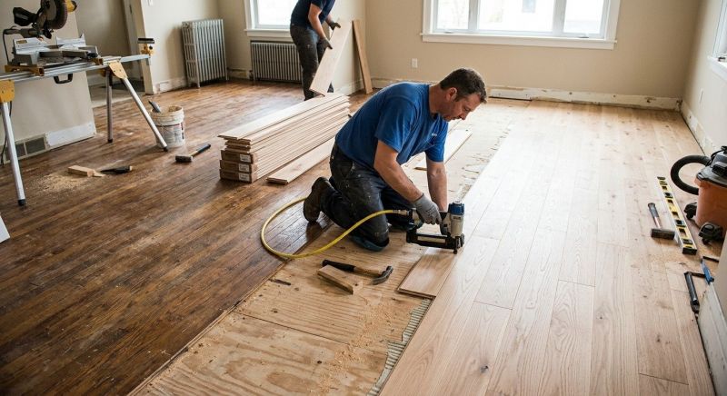 Wood Floor Replacement in Moseley, VA