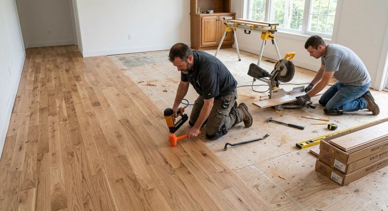 Wood Floor Replacement in Powhatan, VA